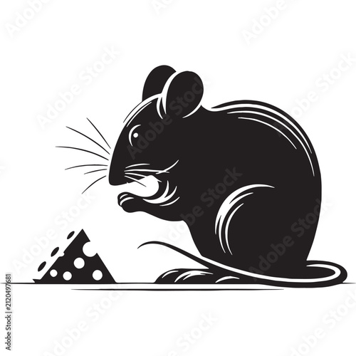 Mouse, Cute, Cartoon, Baby, Little, House, Field, Pet, Wild, Gray, Brown, Animal, Rodent, Character, Funny, Adorable, Illustration, Drawing, Vector, Clipart, Silhouette, SVG, PNG, Icon, Logo.