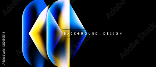 Abstract design features fl...