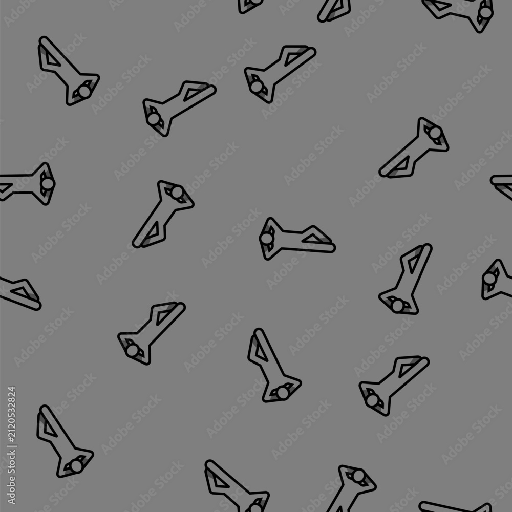 Obraz premium relax man silhouette vector seamless pattern relax man silhouette sign illustration