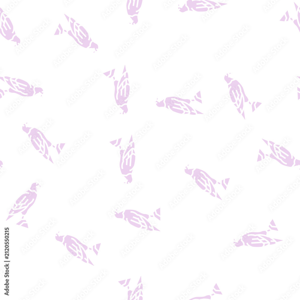 Fototapeta premium eagle bird in zoo vector glyph seamless pattern eagle bird in zoo sign illustration