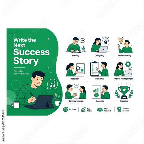 A digital illustration in a vector style