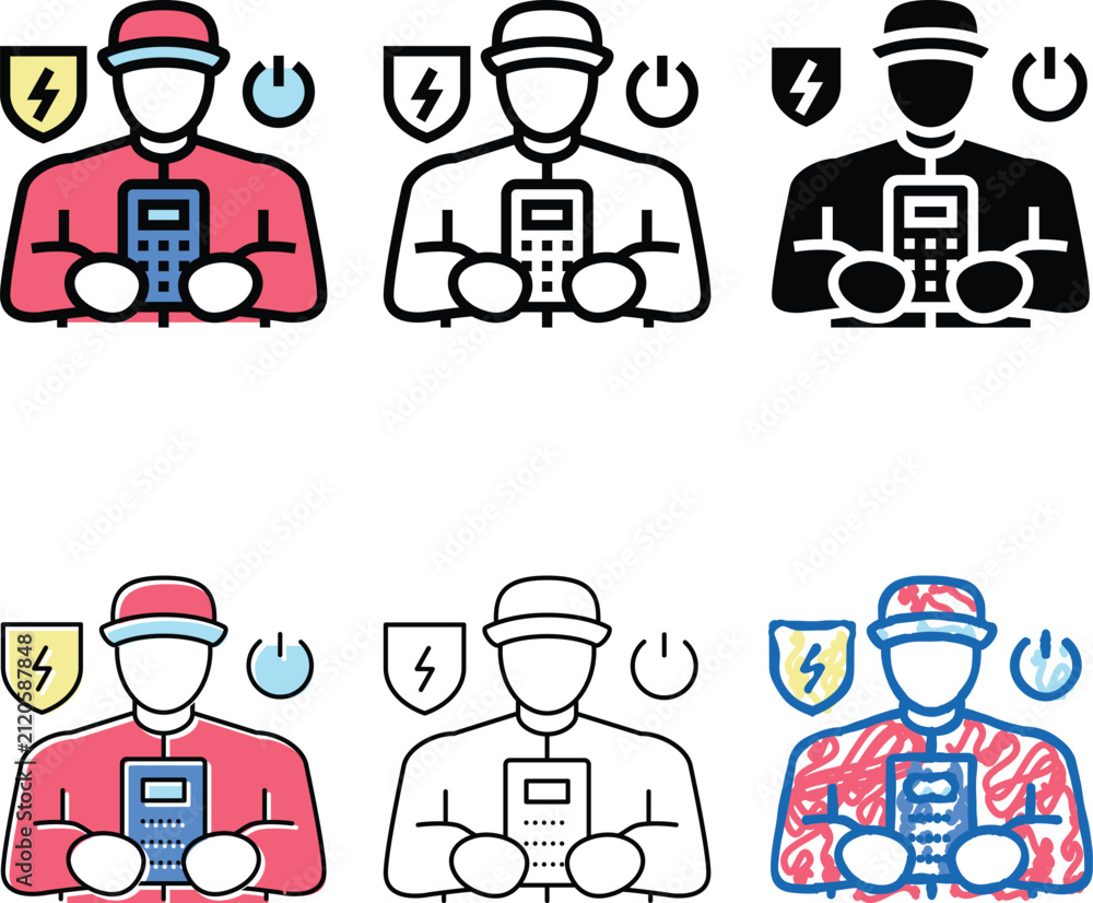 Obraz premium portable appliance testing color icon vector. portable appliance testing sign. isolated mix symbol