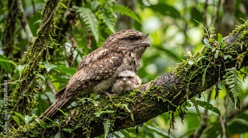 Sri Lanka Frogmouth (Batrachostomus moniliger) – Elusive Endemic Nightbird of Sri Lanka's Rainforests