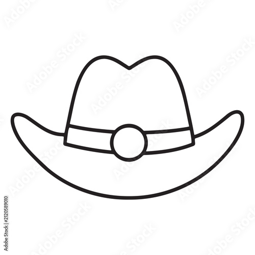 cowboy hat vector illustration