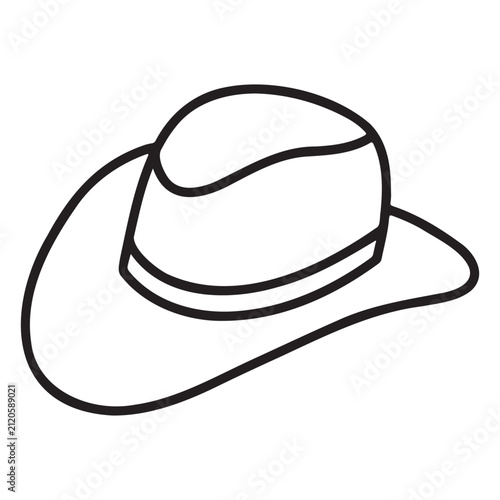 cowboy hat vector illustration