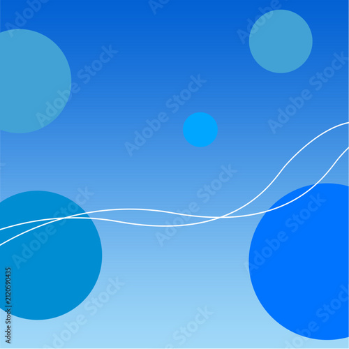 abstract blue round.eps