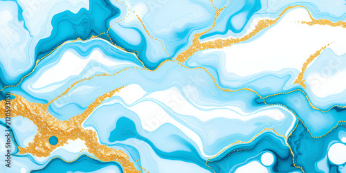 abstract blue background with waves