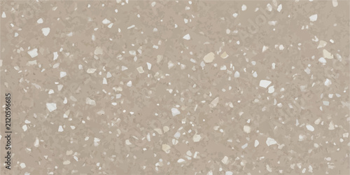 Bild auf Leinwand Beige terrazzo stone texture with fine white aggregate pattern terrazzo speckled
