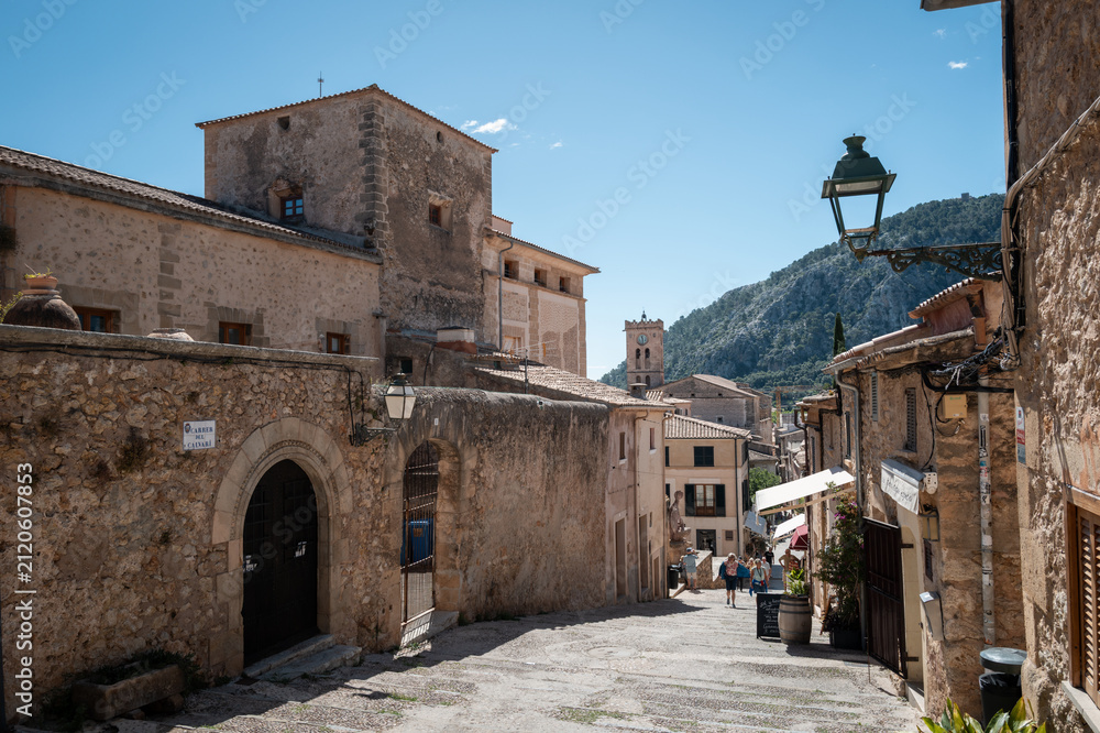 Fototapeta premium Pollença, Spain - May 17 2026 