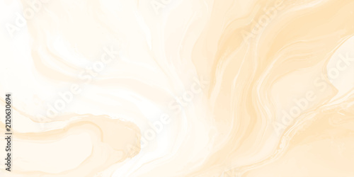 Quadro su tela Soft warm beige marble textured background with abstract fluid wave pattern for luxury design, cover art, and wallpaper
