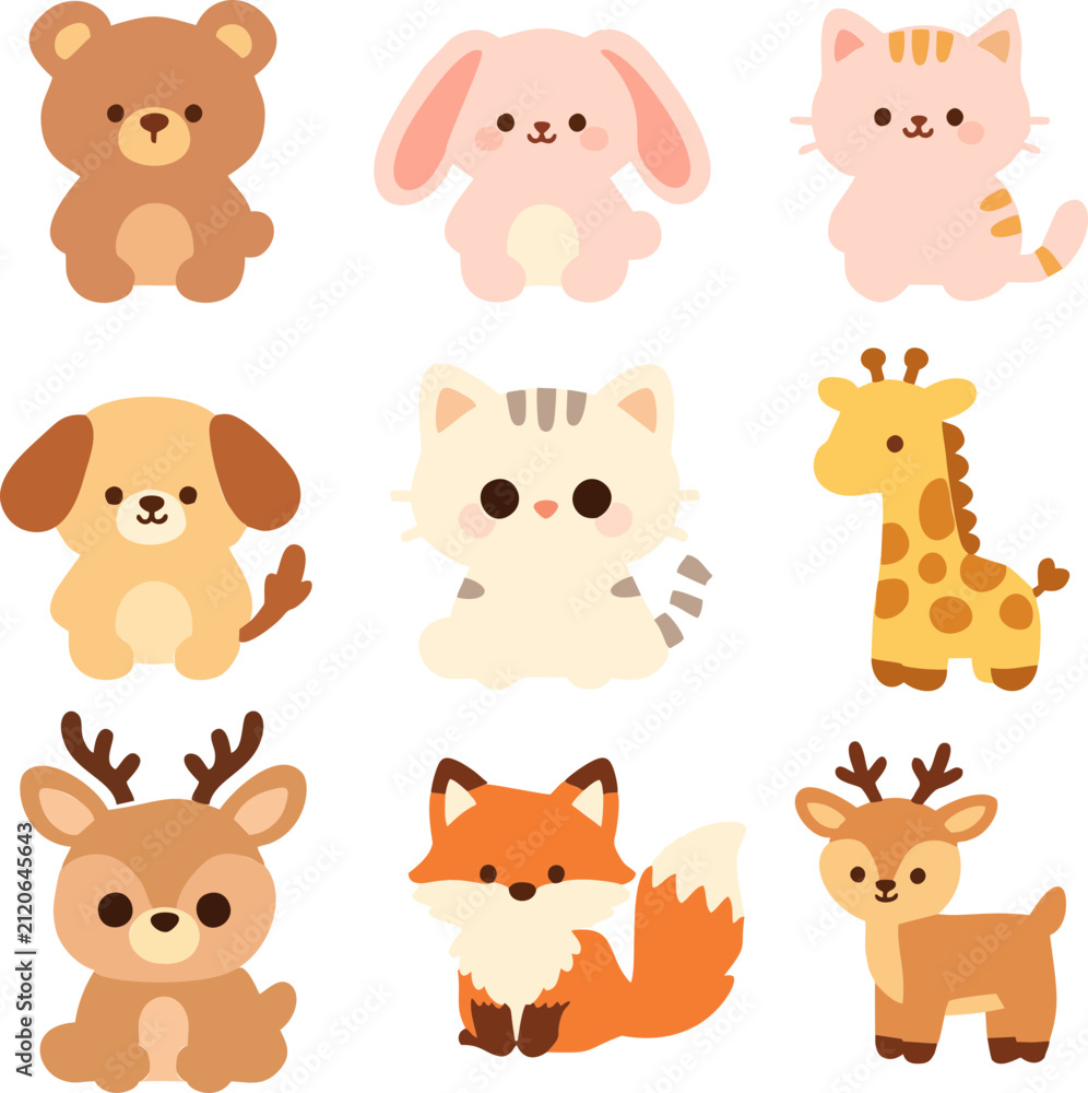 Fototapeta premium animais filhotes