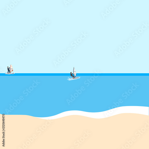 boat on the sea