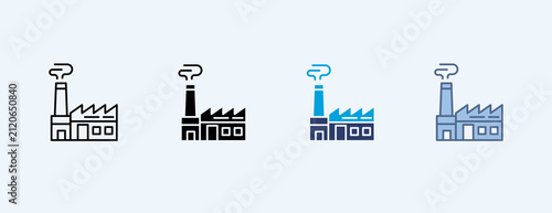 Production Multiple Icon Illustration Vector