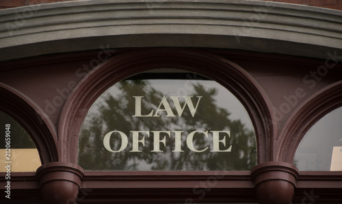 Law Office Sign in Historic Downtown Victoria