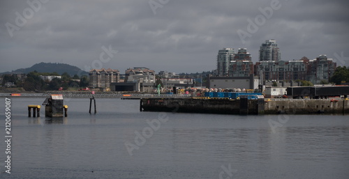 Working Harbour Below Victoria’s Residential Skyline