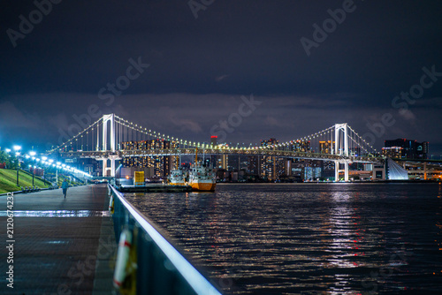Canvas Print Puente colgante de Odaiba, Tokio