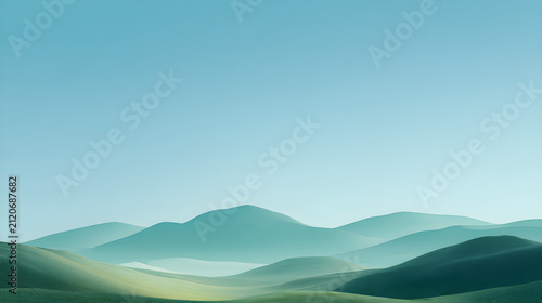 Landscape with mountains