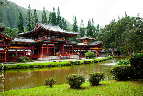 Byodo-in Temple, Buddhist temple in Kaneohe,  Hawaii