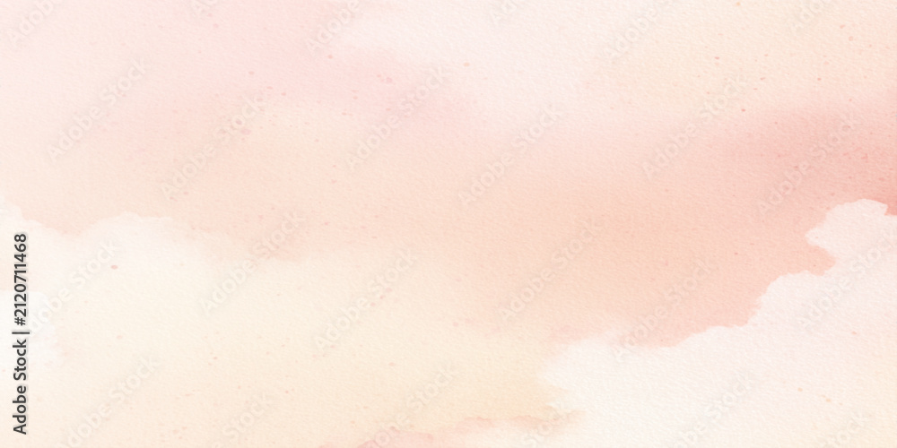 Fototapeta premium Soft pink blossoms frame a serene background, Beautiful abstract color white and pink background and white frame and orange leaves background texture, abstract watercolor background.