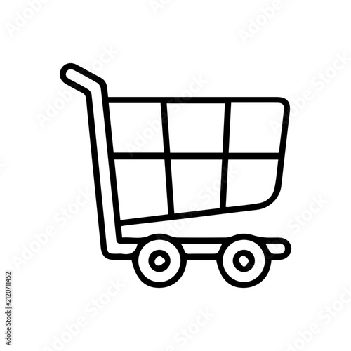 Shopping Cart Outline Icon