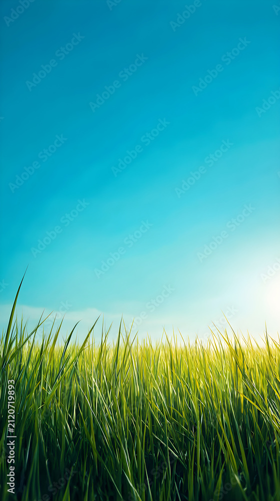 Fototapeta premium grass and sky