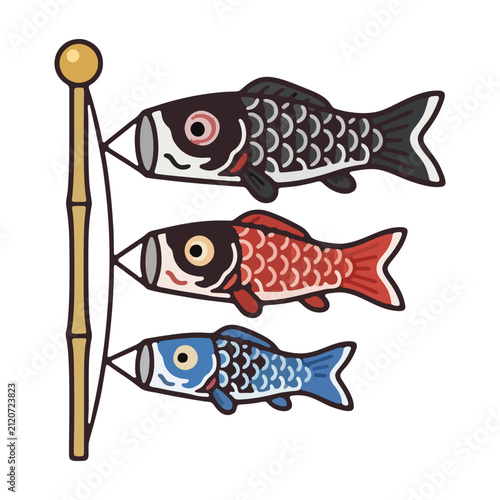 Japanese Koinobori Carp Streamers Flags