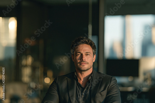 portrait of a handsome young man