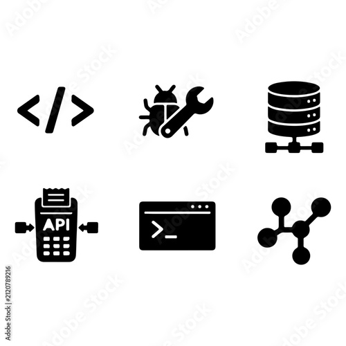 vector money icon set