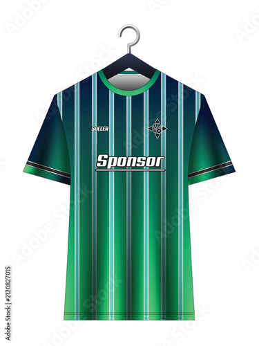 Vector sponsor jersey t shirt design