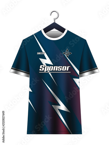 Vector sponsor jersey t shirt design