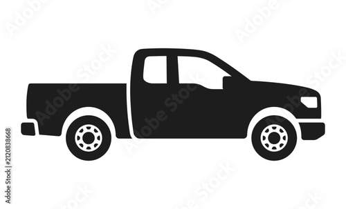 Pickup Truck Vector Icon