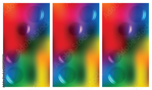 abstract colorful background with rainbow