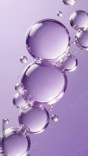 Niacinamide serum bubbles for pore refinement and brightening skincare