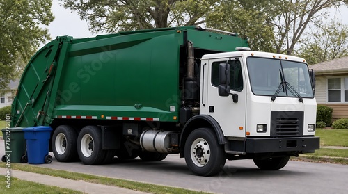 Obraz na płótnie Garbage truck