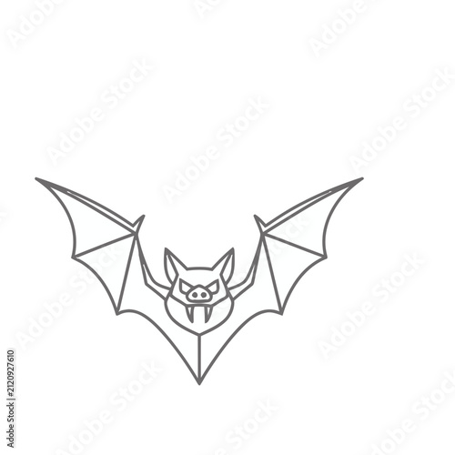 Stylized Bat Icon