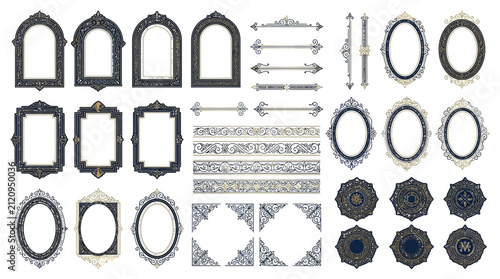 Ornate Vintage Frames and Borders Collection