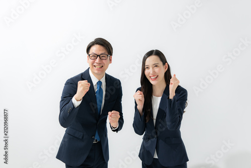 ビジネス　男性　女性