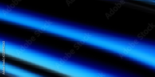 Colorful sound wave lines on dark abstract background