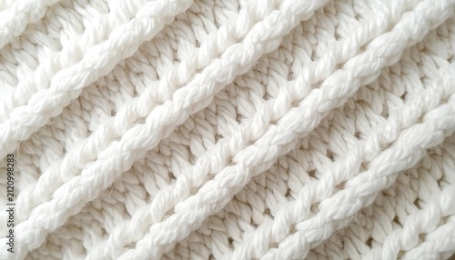 Close up view of abstract textured white fabric surface.
