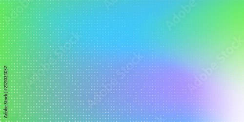 Modern Cyan Blue and Green Gradient Background with Minimal Square Dot Grid Texture geometric creative artwork eps10