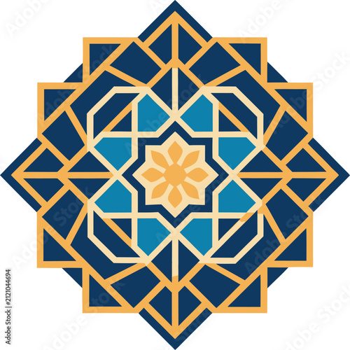  Luxury Islamic Geometric Mandala Vector Ornament Arabic Pattern Decorative Design

