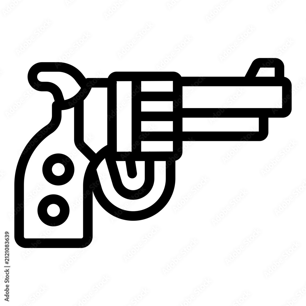 Obraz premium gun icon vector