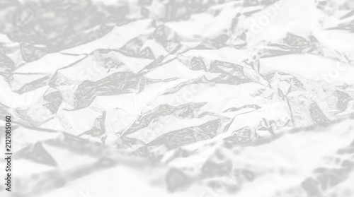 Close-Up of Crumpled Black Plastic Texture