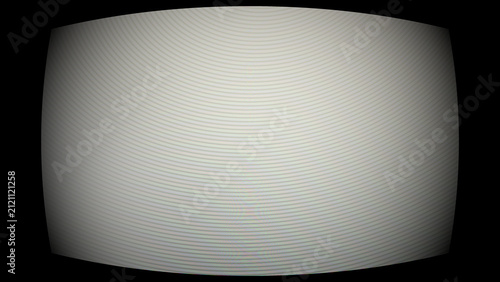 CTR screen, TV monitor, scanline overlay texture background with curved vintage display frame effect