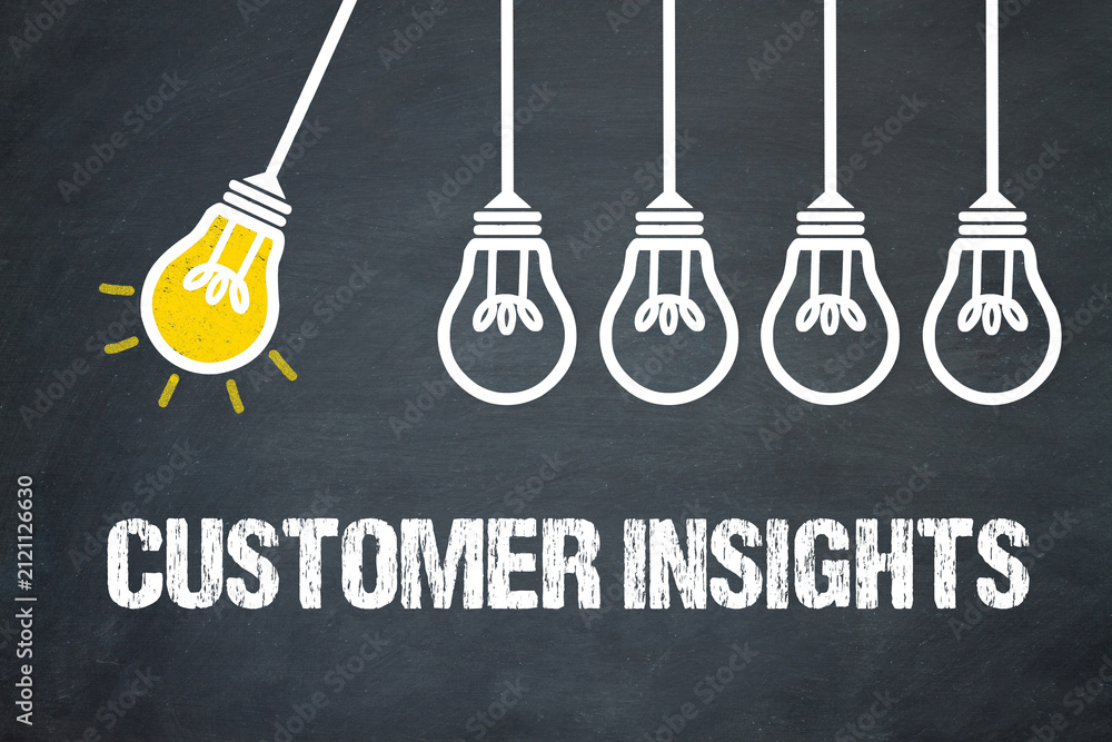 Fototapeta premium Customer insights