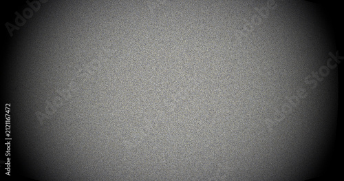 Static TV noise, CTR screen grain, curved monitor display with dark vignette, retro television static interference background