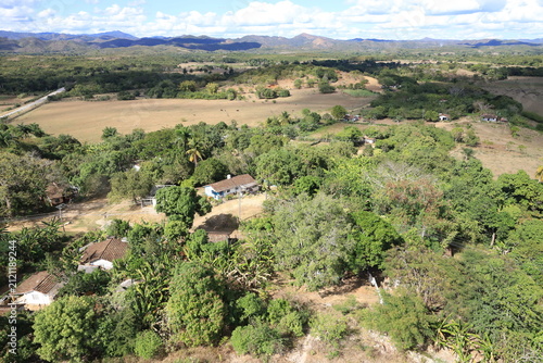 Foto Panoramic view of Vinales Valley in Pinar del Rio, Cuba
