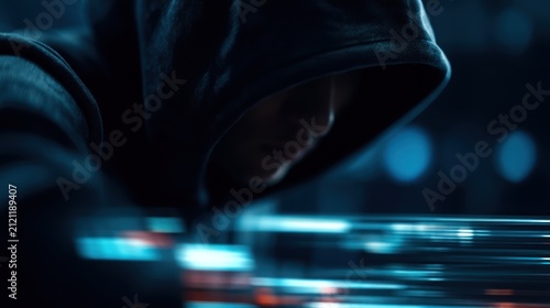 Person hoodie dark