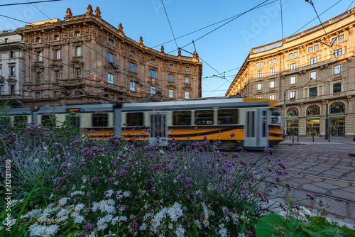 Milano, tram in centro