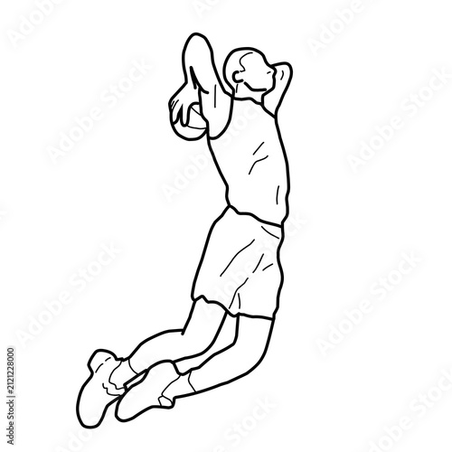 running jumping man silhouette